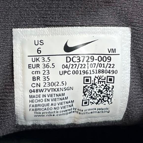 Nike Revolution 6 Next Nature Women Running Athletic Gym Shoes Sz 6 DC3729-009 - Picture 4 of 9